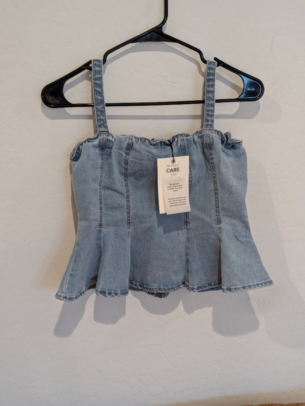 Denim top